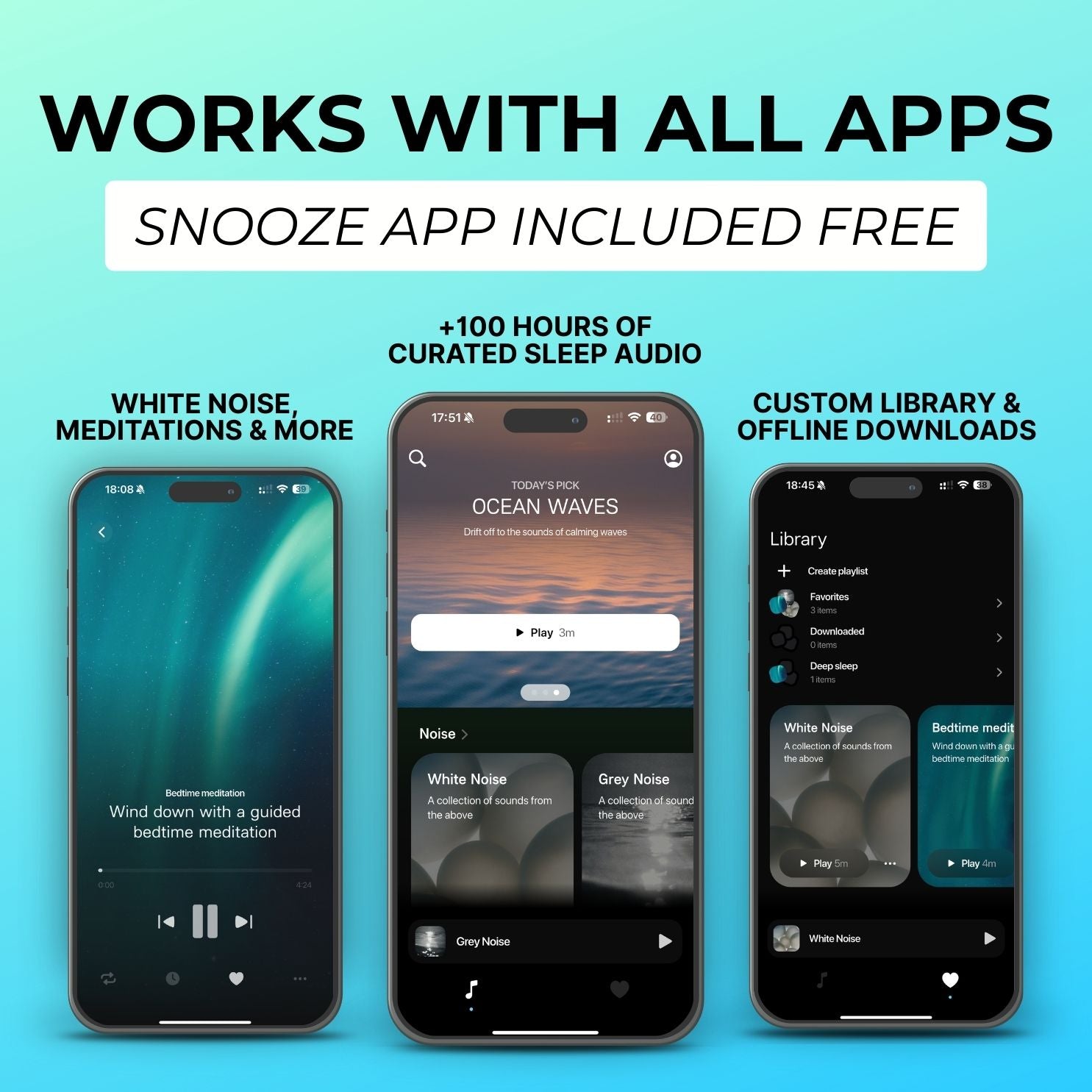 Snooze Band™ Essentials Bundle