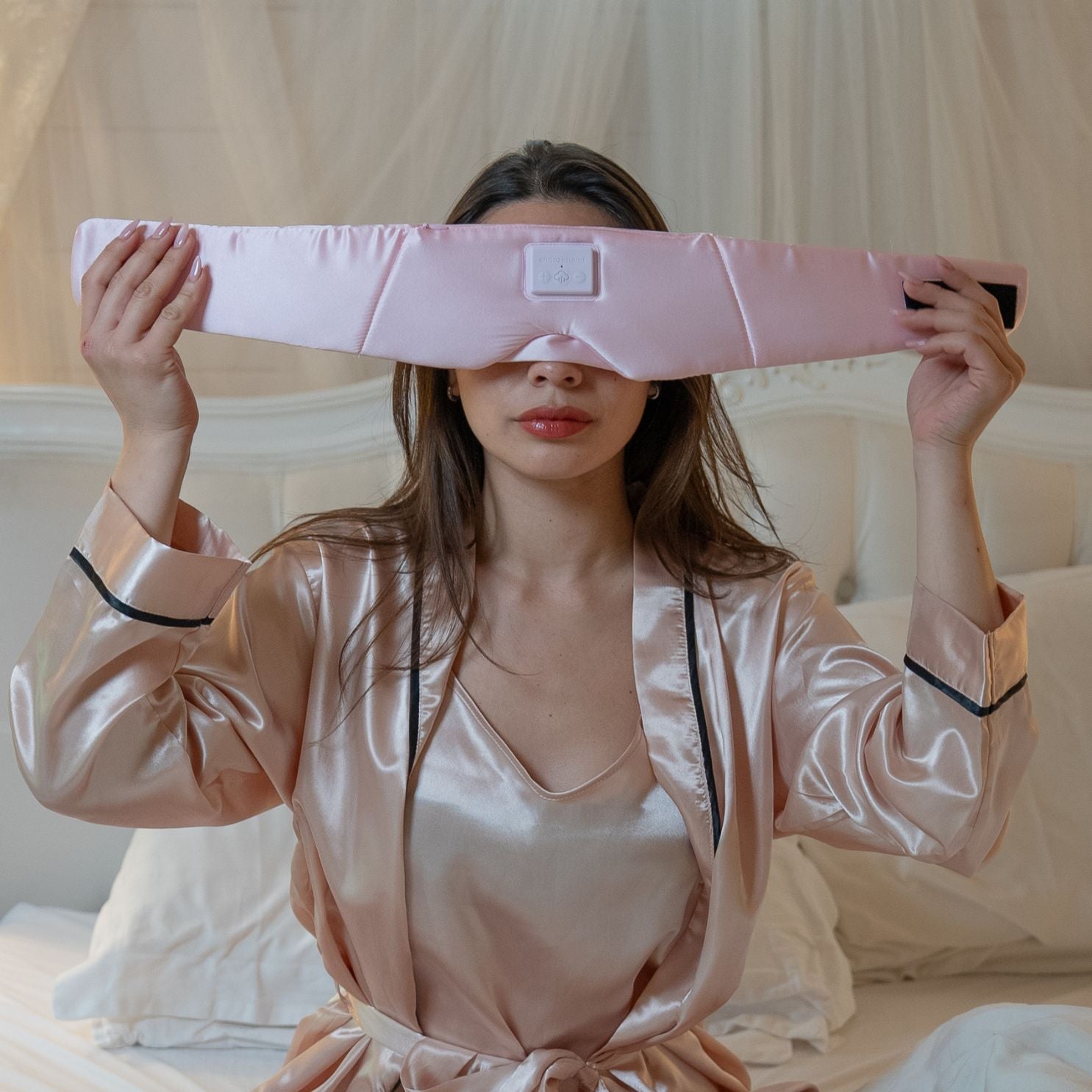 Snooze Band™ Silk - Sleep Mask with Headphones