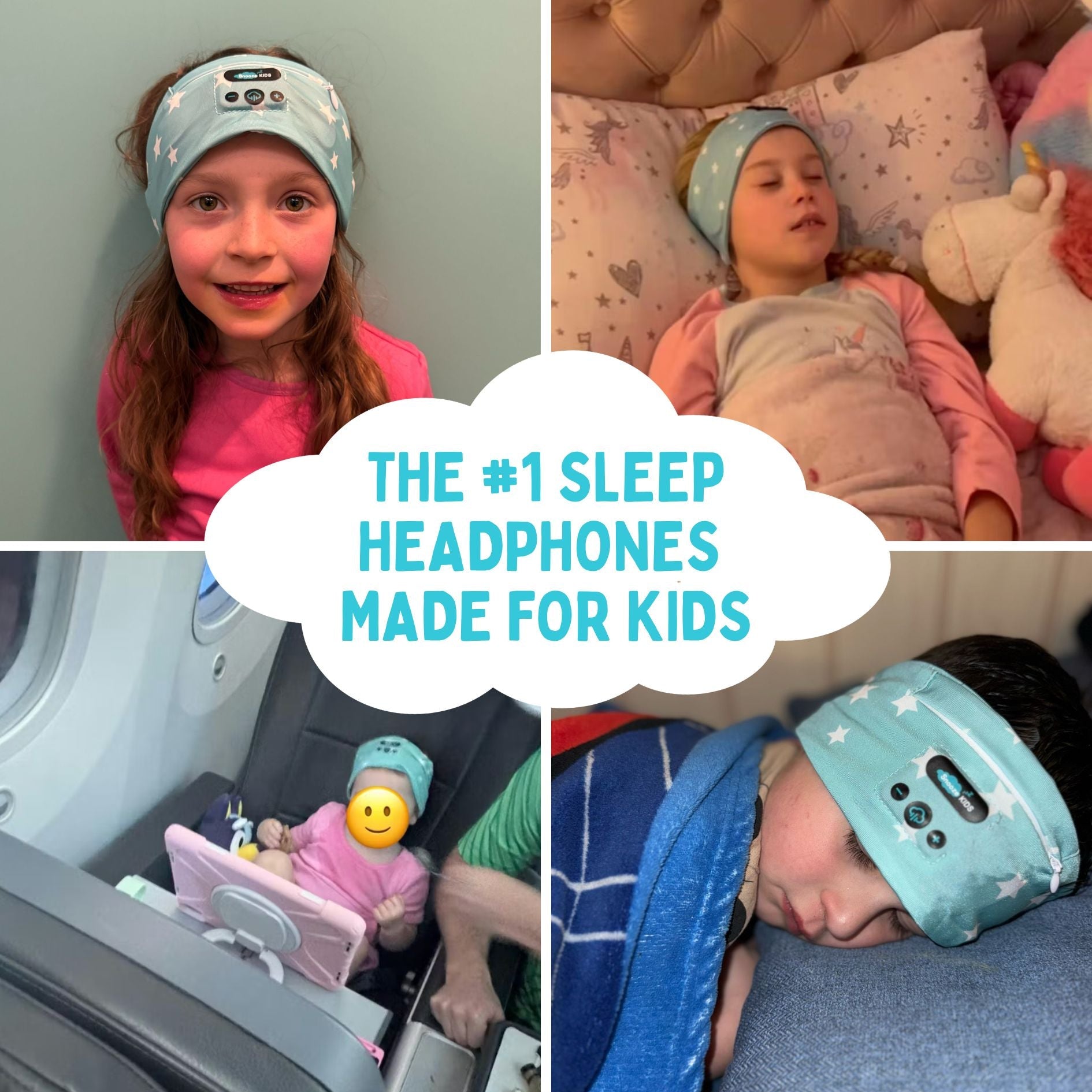 Snooze Band™ Kids - Bluetooth Sleep Headphones