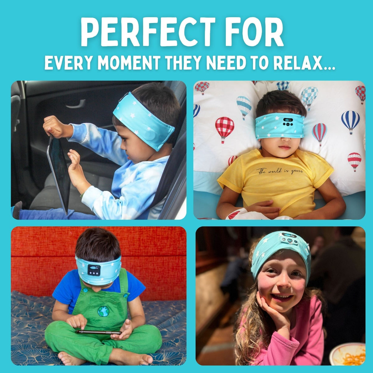Snooze Band™ Kids - Bluetooth Sleep Headphones