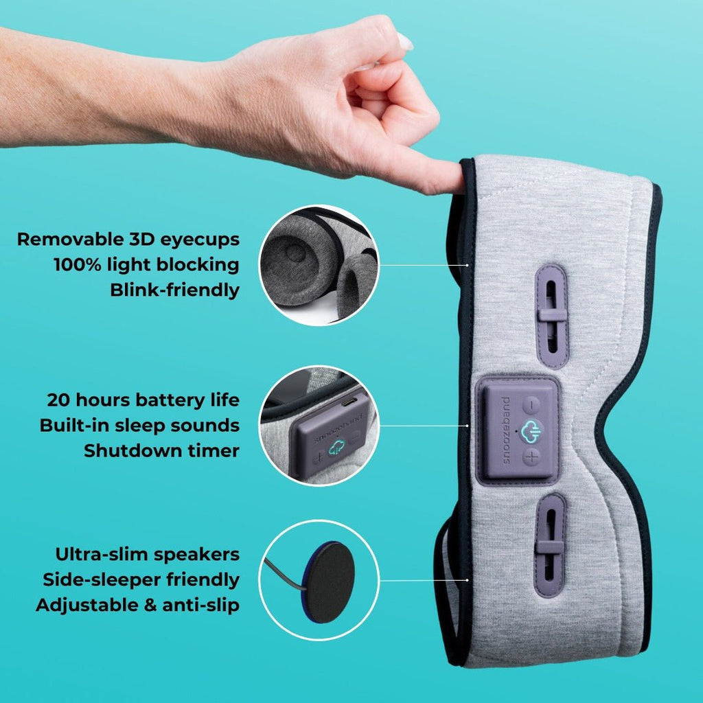 Snooze Band™ MAX + FREE Silk eye attachment
