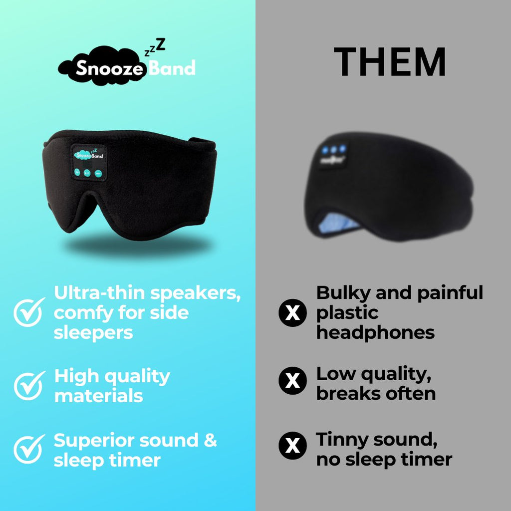 Snooze Band™ Pro - Bluetooth Sleep Mask